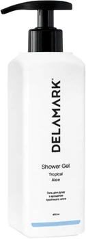 Гель для душа Delamark с ароматом тропического алоэ 400 мл (4820152331915)