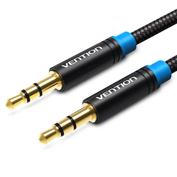 Кабель Vention Audio 3.5 мм M - 3.5 мм M, 1 m, Black (P350AC100-BM)