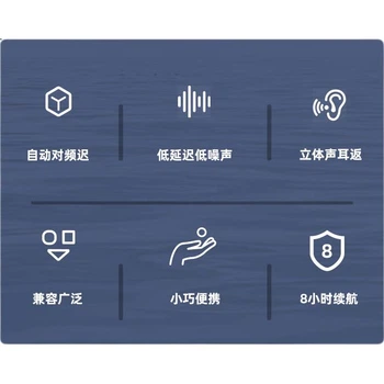 Бездротова Bluetooth-стереогарнітура Ickb R1 для прямих трансляцій інтернет-знаменитостей, співу, PK, прямої комерції, моніторингу з шийним ободом, повернення вуха, виступів, ігор на свіжому повітрі, двоканальні навушники з шийним ободом