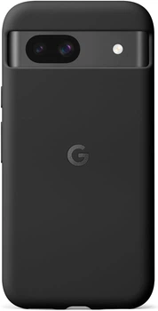 Оригинальный силиконовый чехол Silicone Soft Shell Case Official для Google Pixel 8a Black Obsidian (GA05487) Противоударный силіконовий