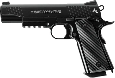 Пневматический пистолет Umarex Colt M45 CQBP BLACK Blowback кал.4,5мм