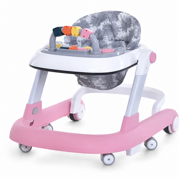 Ходунки детские Kidoro LH-805-1 с игровой панелью регулировка высоты Pink