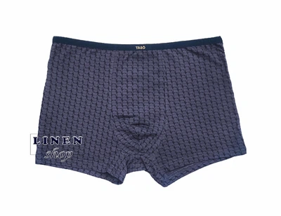 Темно-серые мужские трусы шорты с узкой резинкой Colour style TASO 5795 2XL