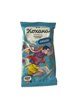 Батончик из сухофруктов Арахис Кохана 40 г