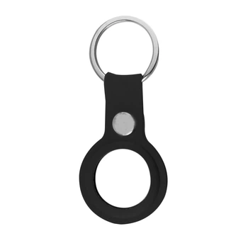Силіконовий брелок-тримач для Apple AirTag, чорний