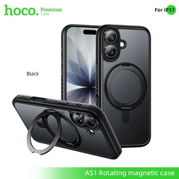 Чехол магнитный HOCO AS1 с вращающимся кольцом для Apple iPhone 17