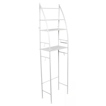 Полка-стеллаж для ванной/кухни 46*25*167см белый R30890