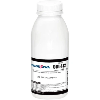 Тонер для OKI B432DN TOMOEGAWA Black 210г NRX-01-210