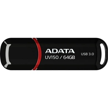 Флеш-накопитель USB3.0 64GB A-Data UV150 Black (AUV150-64G-RBK)