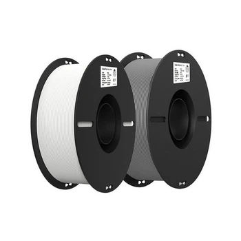 Filament do drukarki 3D Creality Ender PLA 1.75 mm 2x1 kg White+Grey (6971636401476)