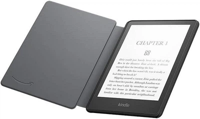 Електронна книга Amazon Kindle Paperwhite 11th GEN 16GB HD-екран 6.8'' з чохлом у комплекті Denim - Refurbished