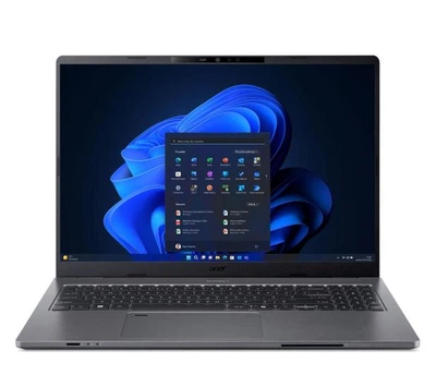 Ноутбук Acer TravelMate P2 (NX.BVNEP.001), AMD Ryzen 5 PRO 230 / 16″ / 120 Гц / RAM 16 ГБ DDR5 / SSD 512 ГБ / AMD Radeon 760M / Windows 11 Pro / Сірий