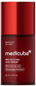 Сироватка для обличчя Medicube Red Succinic Acid освітлююча 30 мл (8809921774258)