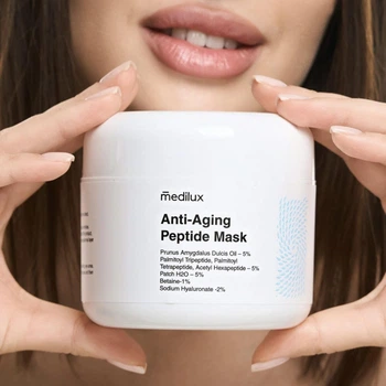 Омолаживающая антивозрастная маска с пептидами Medilux Anti-Aging Peptide Mask 200мл
