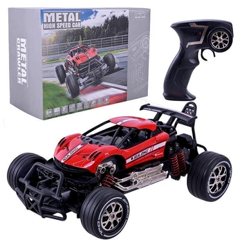 Машинка на радиоуправлении Sulong Toys металлическая скоростная 1:16 Радиоуправляемая машина багги 22.9х16.8х13.2 см SL-277
