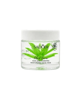 Зволожуюча маска для обличчя з алое вера Sadoer Aloe Vera Hydrating Moisturizing Facial Mask