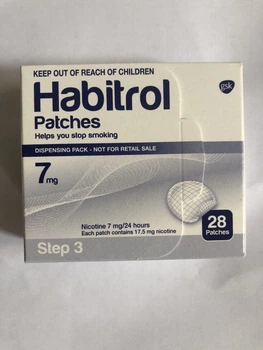 Никотиновый пластырь для снижения тяги к курению Habitrol 7 мг 28 шт Шаг 3