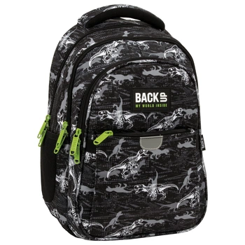 Рюкзак шкільний BackUP PLB5P50 42x30x20 см 26 л 880 г Динозаври Сірий