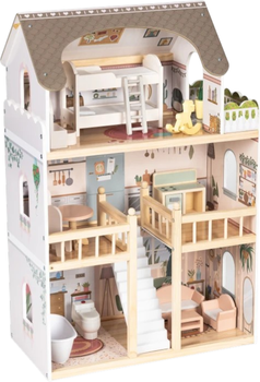 Ляльковий будиночок EcoToys Laura з меблевим гарнітуром EF8208 (5905817012060)