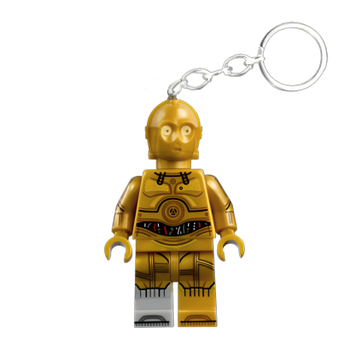 Брелок Lego C-3PO (Molded Light Bluish Gray Lower Leg) Star Wars 854313