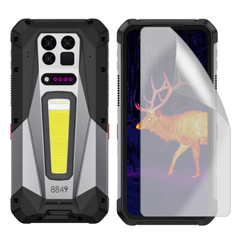 Защитная гидрогелевая пленка KitCut Privacy на Unihertz Tank 5 Pro на экран (матовая)