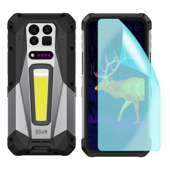 Защитная гидрогелевая пленка KitCut Grade S на Unihertz Tank 5 Pro на экран (глянцевая)