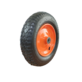 Колесо пневматическое 3.50-8/20, Ø370×85 мм, до 150 кг, подшипник 6204-2RS