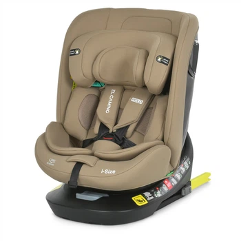 Дитяче автокрісло EL CAMINO i-HOLD (ME 1188 Natural Beige) Група 0+I, II, III, Top Tether, isofix, поворот 360