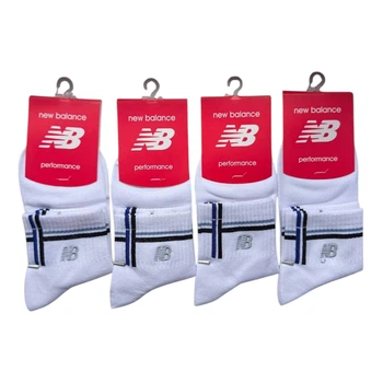 Набор мужские носков коротких хлопковых NB 4 пары One Size White