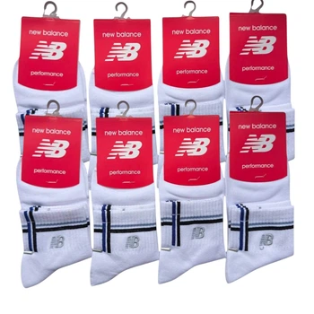Набор мужские носков коротких хлопковых NB 8 пар One Size White