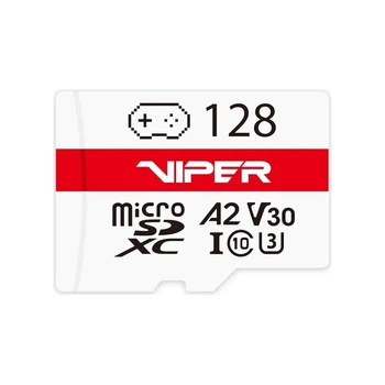 Карта пам'яті microSDXC Patriot Viper Gaming Series 128 ГБ Class 10 UHS-I U3 V30 A2 до 100 МБ/с з SD-адаптером