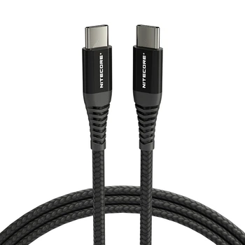 Кабель Nitecore USB-C USB-C Чёрный двусторонний для зарядки