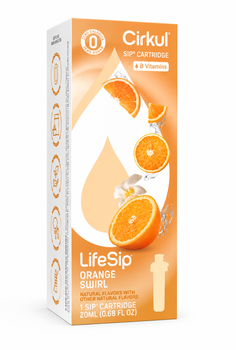 Картридж Cirkul LifeSip со Вкусом Апельсин-Ваниль 1 шт Orange Swirl Flavor Cartridge 41075-17