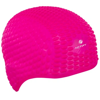 Шапочка для плавания на длинные волосы SP-Sport Actify Bubble 0786 Pink