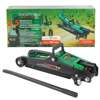 Домкрат 2.5т (85-350мм) підкатний гідравлічний Rockforce RF-TH32505