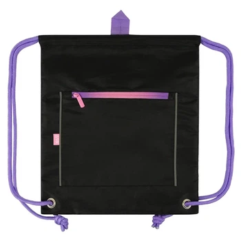 Сумка для взуття YES Black Edition Purple SB-10-1 40x35 см фіолетова