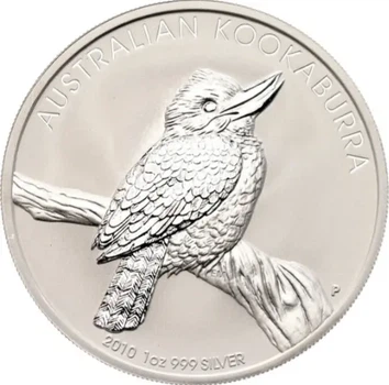Колекційна срібна монета "Австралійська Кукабара" 31,1 г 2010 рік