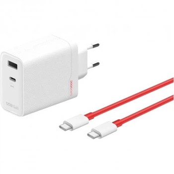 Мережевий зарядний пристрій OnePlus Supervooc Adapter Dual Ports kit 120W White (5461100631)