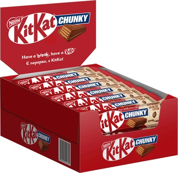 Батончики KitKat Chunky молочный шоколад 40 г х 24 шт