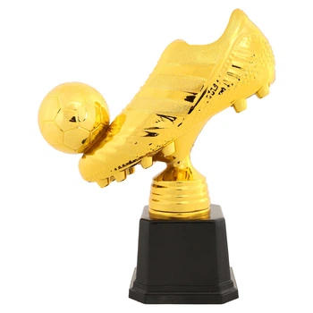 Награда спортивная золотая бутса с мячом SP-Sport 2227A высота 24см Gold