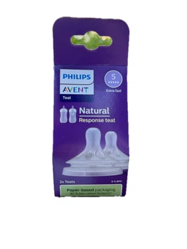 Соска PHILIPS AVENT Natural швидкий+ потік (5), від 6 місяців, 2 шт