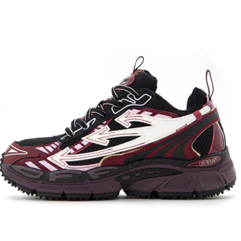 Кроссовки мужские и женские Off-White Right Back Burgundy / кроссовки Офф вайт черные с бордовым 40
