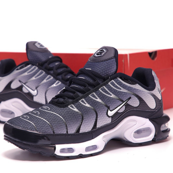 Кросівки чоловічі та жіночі Ni air max TN Plus grey black / Най аір макс ТН плюс сірі чорні 44