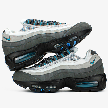 Кроссовки мужские Ni Air Max 95 Grey Baltic Blue / Най аир макс 95 серые с голубым 44