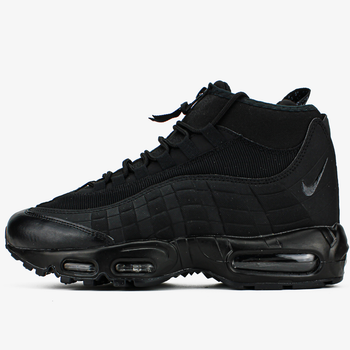Кроссовки мужские и женские зимние Ni Air Max Sneakerboots 95 black / Най аир макс Сникербутс 95 черные 41