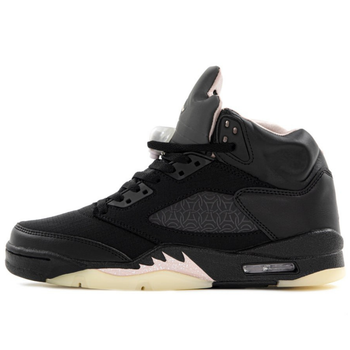 Кросівки чоловічі Ni Air Jord 5 PSG Off Noir Black Beige/Найк аir Джор 5 чорні високі 43