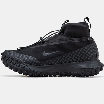Кроссовки мужские Ni ACG Mountain Fly Gore-Tex Black / Най АСГ Маунтин Гор-Текс черные высокие 43
