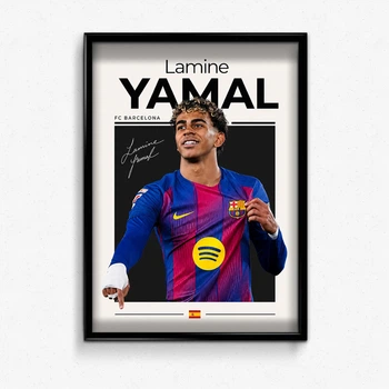 Постер в рамці Lamine Yamal А3