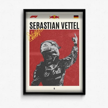 Постер в рамці sebastian vettel formula 1 А4