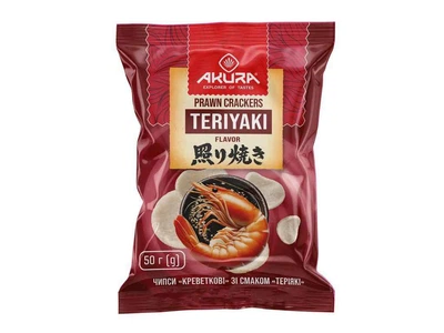 Чіпси AKURA "Креветкові" Теріякі 50г